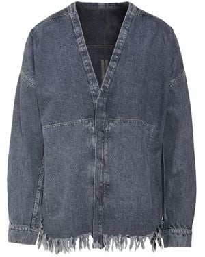 Rick Owens Denim Outerwear Cotton - Blue