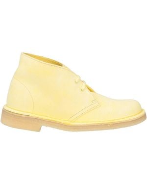 Clarks Ankle Boots Leather - Natural