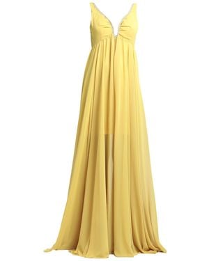Tassos Mitropoulos Maxi Dress Polyester - Yellow