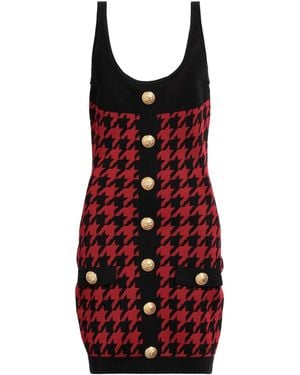 Balmain Short Dress - Red