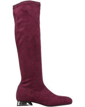 Maliparmi Plum Boot Textile Fibers - Red