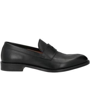 Testoni Loafers Leather - Black