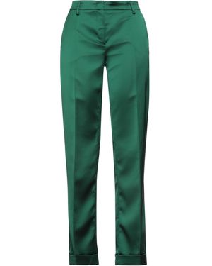 Douuod Pants Polyester, Elastane - Green