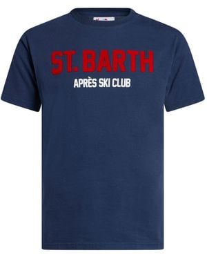 MC2 Saint Barth T-Shirt Organic Cotton - Blue