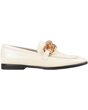 Bianca Di Ivory Loafers Leather - White