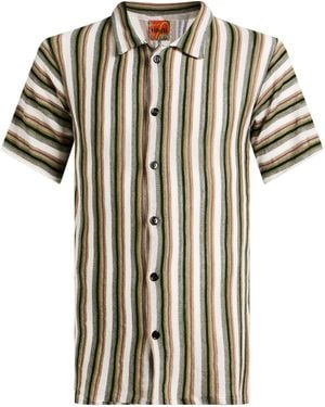VITELLI Shirt Linen, Cotton, Wool - Black