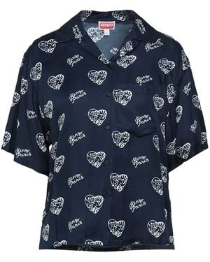 KENZO Shirt Viscose - Blue