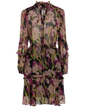 Pinko Mini Dress Viscose - Brown