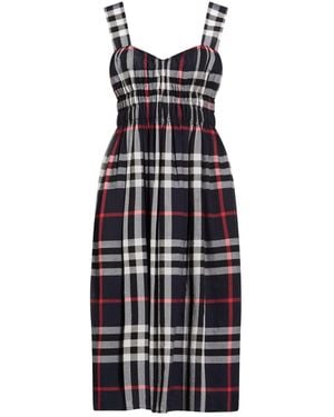 Burberry Midi-Kleid - Weiß