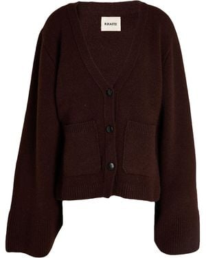 KHAITE Cardigans - Brown