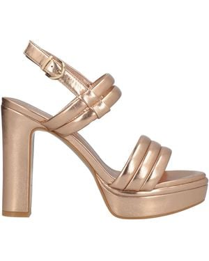 Luciano Barachini Sandals Leather - Metallic