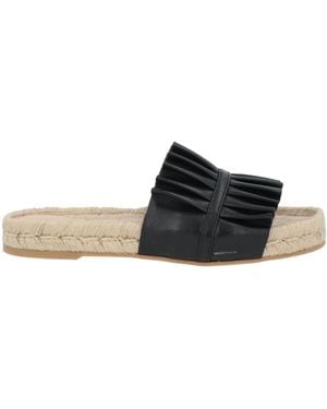 ANTONIA'S Espadrilles Cowhide - Black