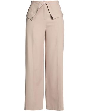 Acne Studios Trousers Polyester, Wool - Natural