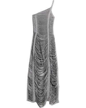 Circus Hotel Midi Dress - Gray
