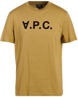 A.P.C. Camiseta - Amarillo