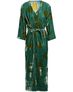 Uma Wang Midi Dress Viscose, Silk - Green