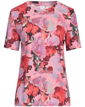 Paul Smith T-Shirt Lyocell, Cotton, Elastane - Pink