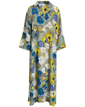 ROSSO35 Midi Dress - Blue