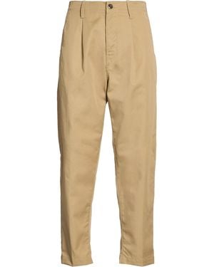 G-Star Camel Trousers Recycled Polyester, Organic Cotton - Natural