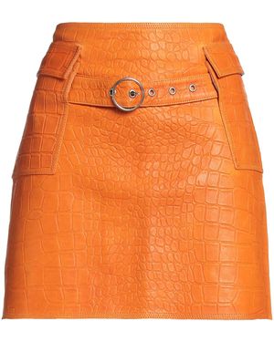 Saks Potts Mini Skirts - Orange