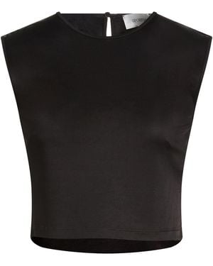 Sportmax Top Viscose - Black