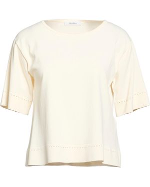 Max Mara Cream Jumper Viscose, Polyamide - Natural