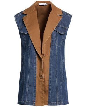 Please Denim Outerwear Cotton, Elastane - Blue