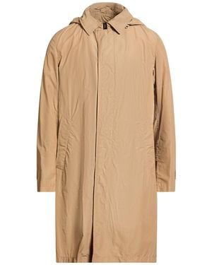 Herno Sand Overcoat & Trench Coat Polyamide, Cotton, Polyester - Natural