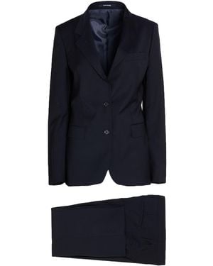 Tagliatore 0205 Midnight Suit Virgin Wool, Elastane - Blue
