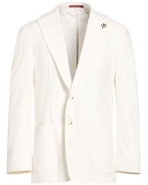 SUIT SARTORIA Blazer Linen, Ecovero Viscose, Pes, Elastane - White