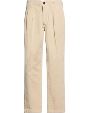 Saucony Camel Trousers Cotton - Natural