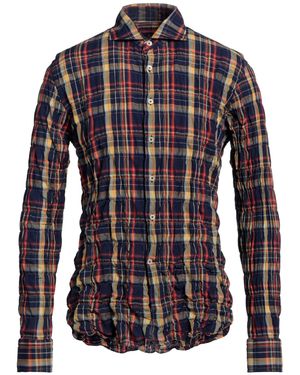 Alessandro Gherardi Shirt Cotton, Polyamide, Elastane - Blue