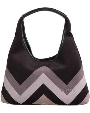 Missoni Handbag Textile Fibres - Black