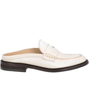 Doucal's Mules & Sabots - Blanc