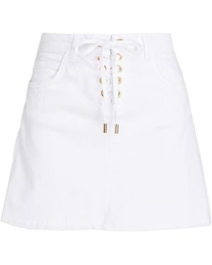 Melissa Odabash Denim Skirt Cotton, Elastane - White