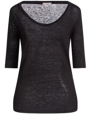 Crossley Dark T-Shirt Linen - Black