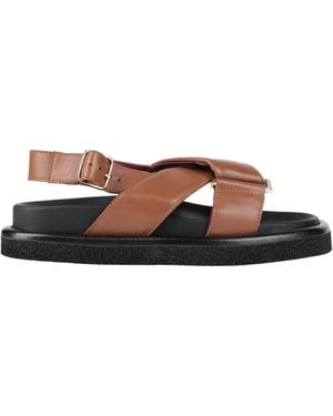 Seboy's Sandals Leather - Brown