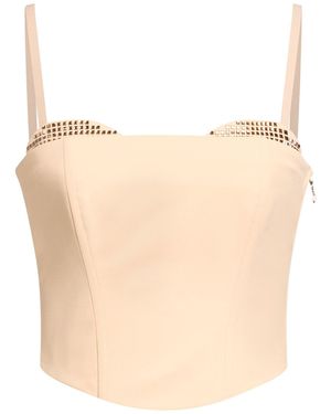 Patrizia Pepe Top Polyester, Glass - Natural