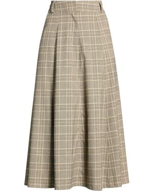 Shirtaporter Midi Skirt - Natural