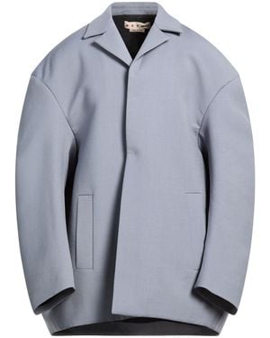 Marni Coat Virgin Wool, Mohair Wool - Blue