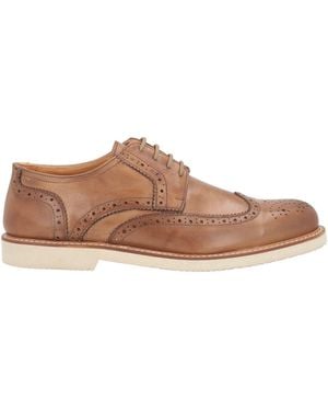 Exton Lace-Up Shoes Leather - Brown