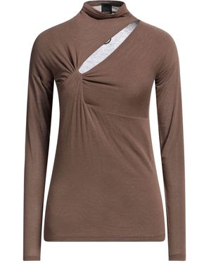 Pinko T-Shirt Viscose, Polyamide, Cashmere, Elastane - Brown