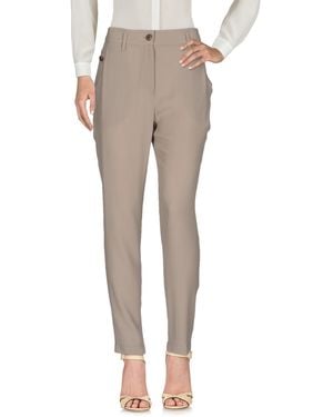 Brunello Cucinelli Khaki Pants Silk - Natural