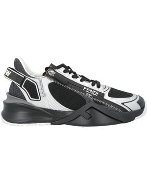 Fendi Trainers Textile Fibres - Black
