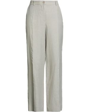 P.A.R.O.S.H. Light Trousers Viscose, Linen - Grey
