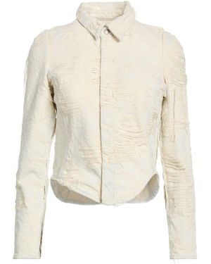 DIESEL Denim Shirt Cotton, Elastane - White