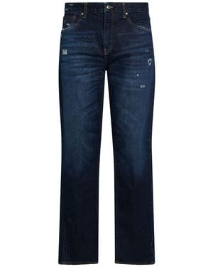 ARMANI EXCHANGE Jeans Cotton, Elastane - Blue