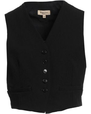 Barena Tailored Vest Cotton, Viscose, Elastane, Polyamide - Black