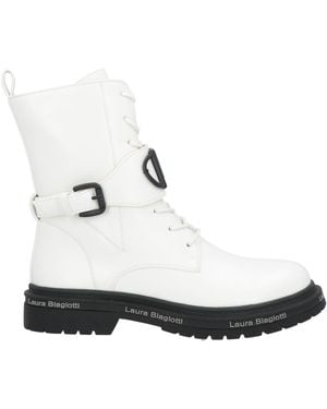 Laura Biagiotti Botines de caña alta - Blanco