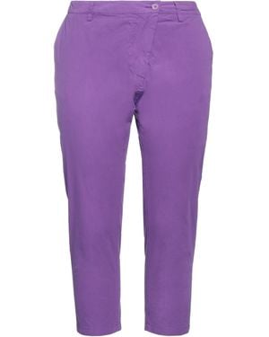 VIRNA DRÒ® Trousers Cotton - Purple